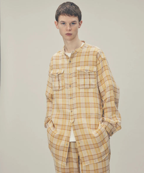 ユーティリティー ロングテールシャツ(ガーゼ)