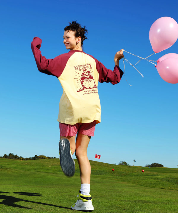 シャチバックプリントビッグラグランT【ユニセックス】