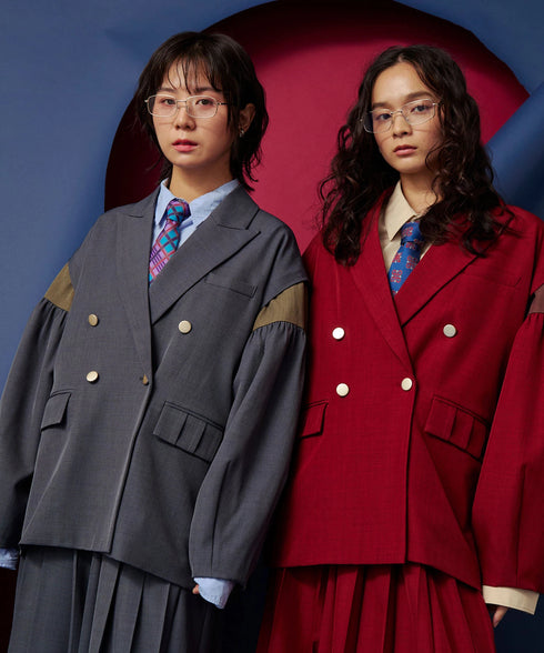 2WAYボリュームスリーブテーラードジャケット