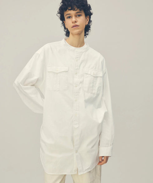 ユーティリティー ロングテールシャツ(シャンブレー)
