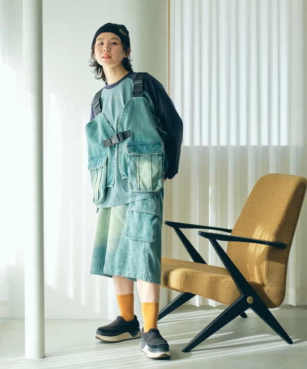 ビッグポケットワイドハーフパンツ【ユニセックス】