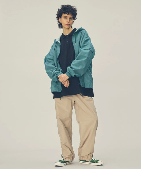 リバーシブルサイドジップパンツ