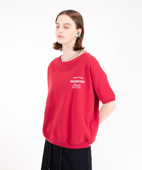 オーガビックコットン ハーフスリーブ トップス