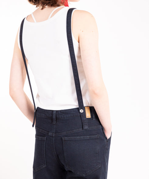 コンフォータブルデニム スリムオーバーオール