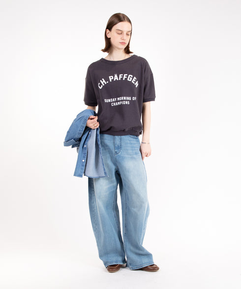 オーガビックコットン ハーフスリーブ トップス