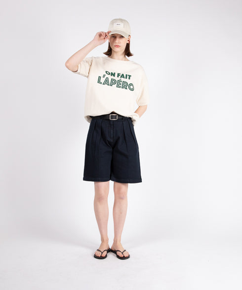 オーガビックコットン ハーフスリーブ トップス