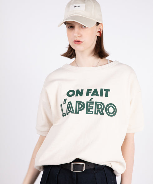 オーガビックコットン ハーフスリーブ トップス