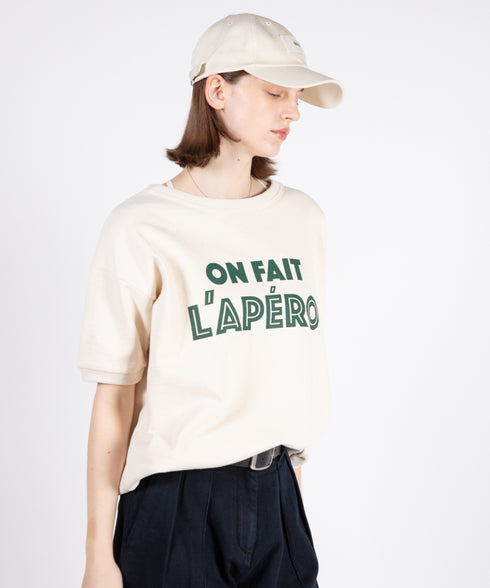 オーガビックコットン ハーフスリーブ トップス