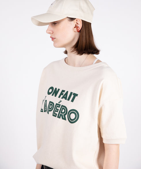 オーガビックコットン ハーフスリーブ トップス