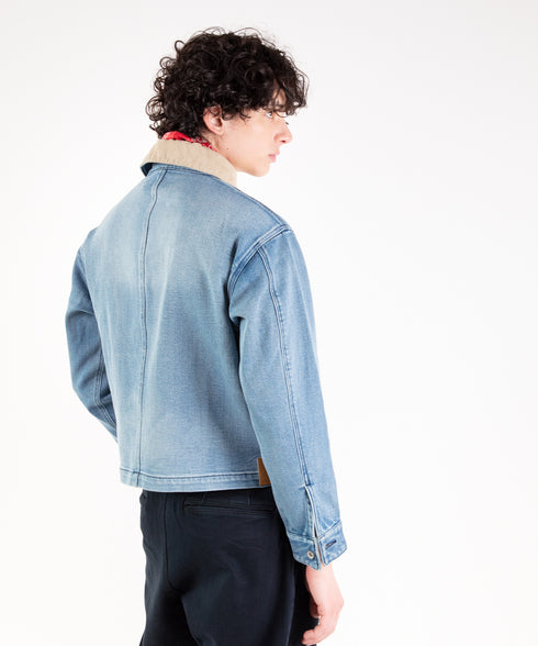 コンフォータブルデニム ジップブルゾン (メンズ)