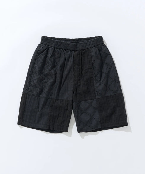 PATCHWORK OVERDYE SHORT PANTS