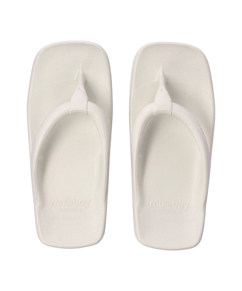 SQUARE Z FLIP FLOP(クリーム)