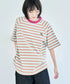 ポイントカラーリブボーダービッグT