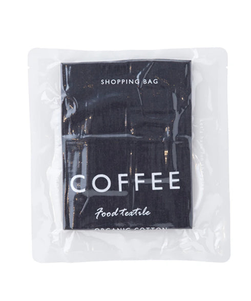 SHOPPING BAG COFFEE DENIM Sサイズ
