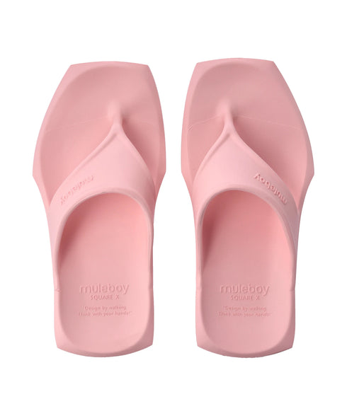 SQUARE X FLIP FLOP(ライトピンク)