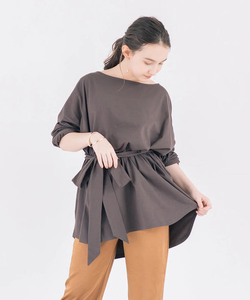 BELTED LONG TSHIRT