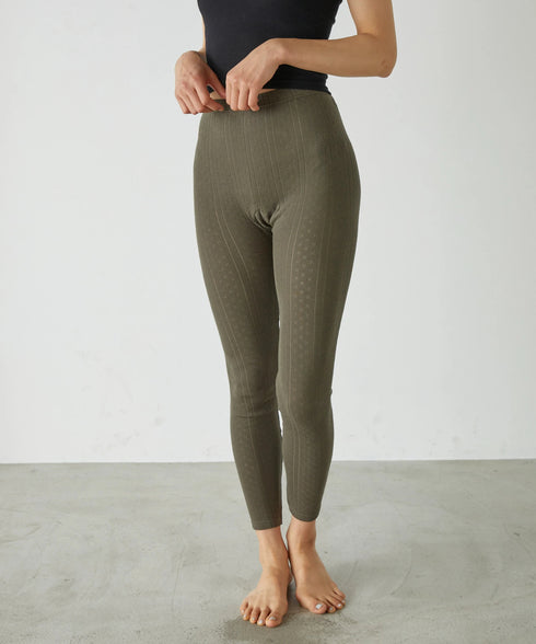 PALM COTTON MESH LEGGINS