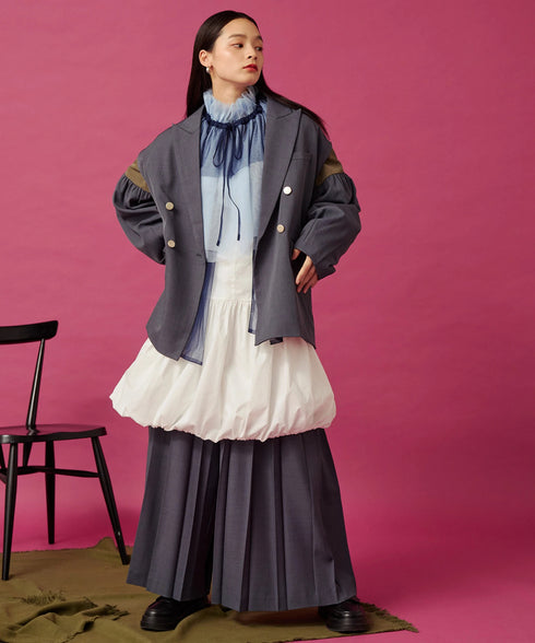 2WAYボリュームスリーブテーラードジャケット