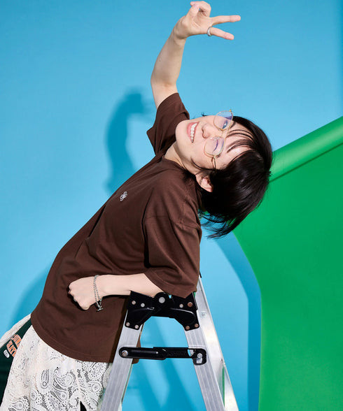 Lucky CloverバックプリントビッグT