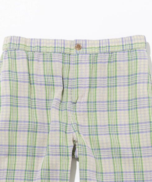 Wガーゼファブリックトラウザーズ