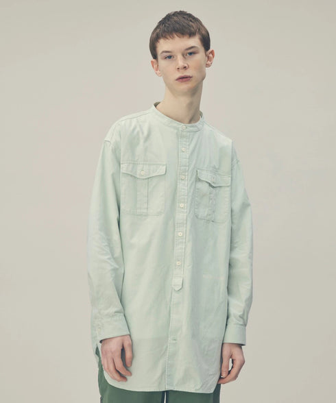 ユーティリティー ロングテールシャツ(シャンブレー)