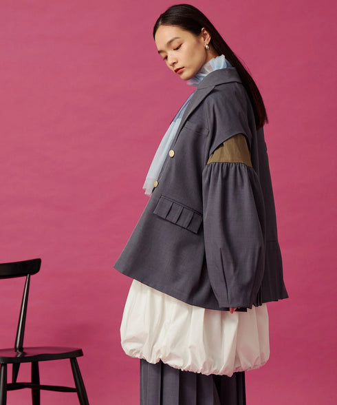2WAYボリュームスリーブテーラードジャケット