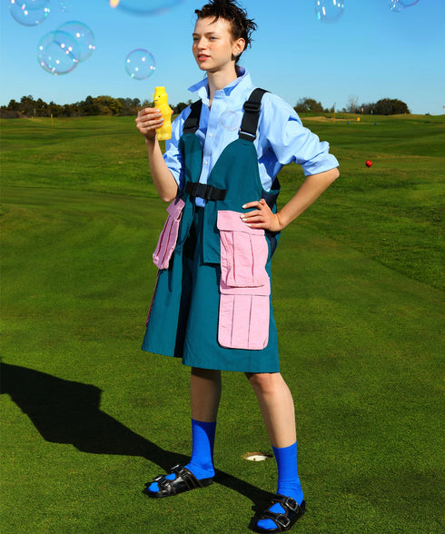 ビッグポケットワイドハーフパンツ【ユニセックス】