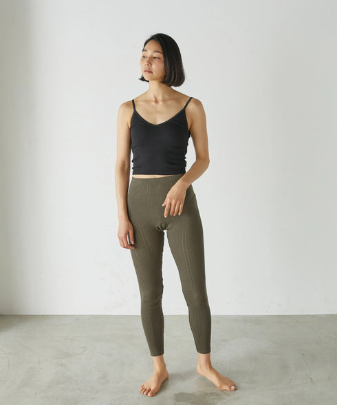 PALM COTTON MESH LEGGINS