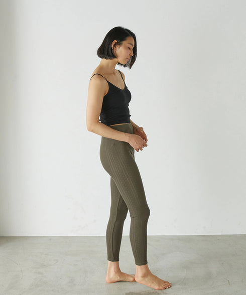 PALM COTTON MESH LEGGINS