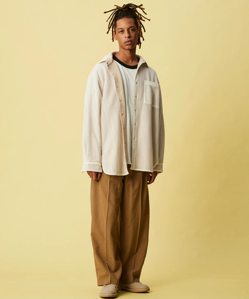 REVERSIBLE MESH BIG SHIRT