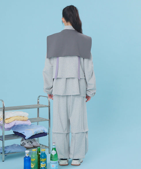 セーラーセットペプラムスウェットジャケット