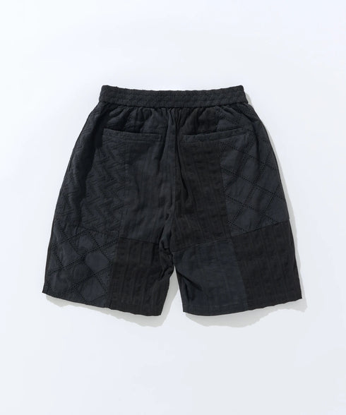 PATCHWORK OVERDYE SHORT PANTS