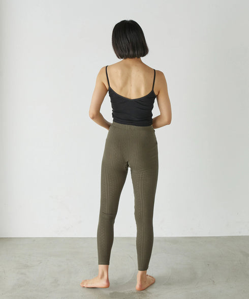PALM COTTON MESH LEGGINS