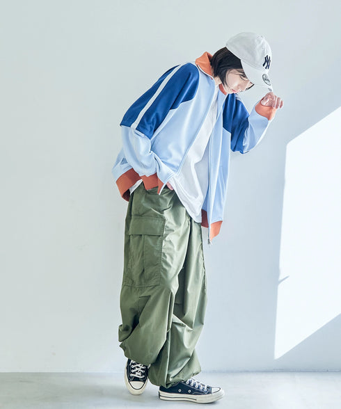 マルチウェイシルバーライントラックジャケット【ユニセックス】