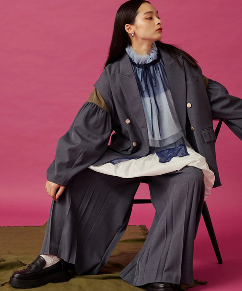 2WAYボリュームスリーブテーラードジャケット
