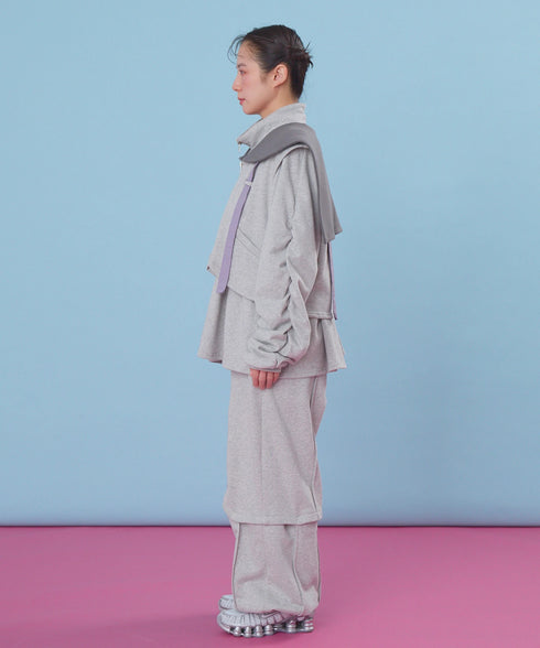 セーラーセットペプラムスウェットジャケット