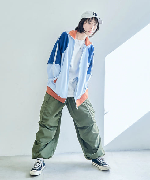 マルチウェイシルバーライントラックジャケット【ユニセックス】