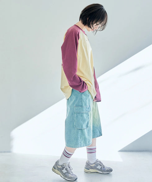 ビッグポケットワイドハーフパンツ【ユニセックス】