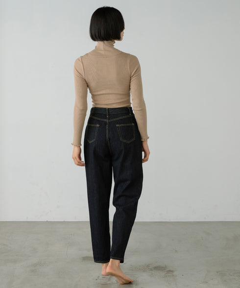 PALM CUP RIB TURTLE NECK