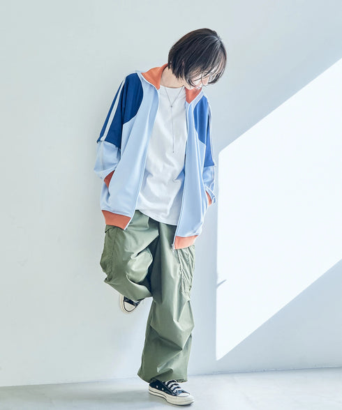 マルチウェイシルバーライントラックジャケット【ユニセックス】