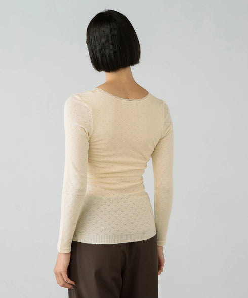 PALM WITH CUP LONG SLEEVE TOP