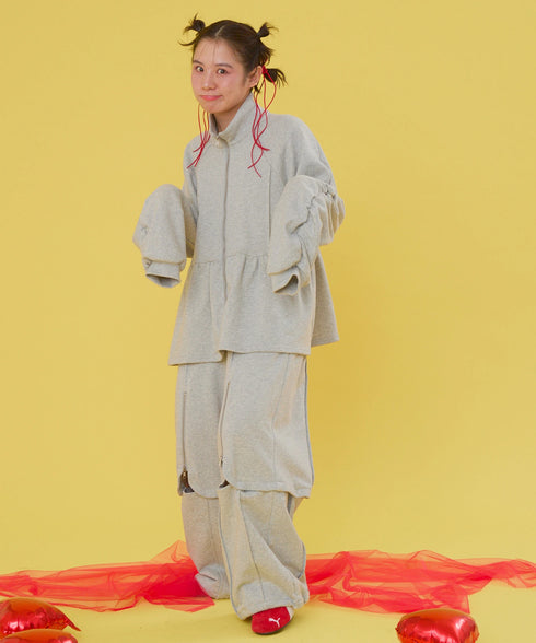 セーラーセットペプラムスウェットジャケット