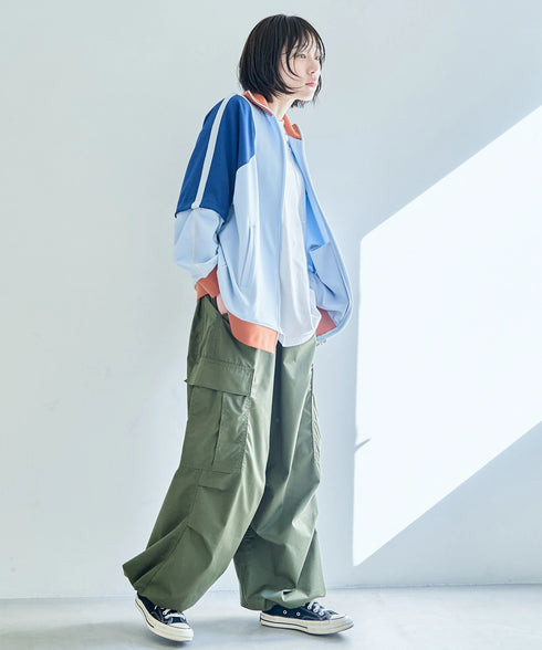 マルチウェイシルバーライントラックジャケット【ユニセックス】