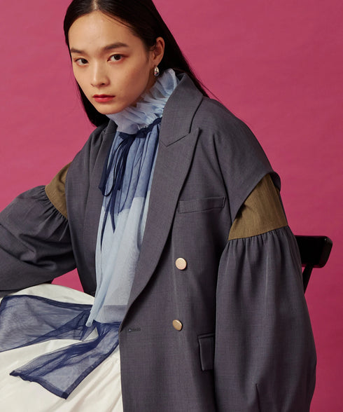 2WAYボリュームスリーブテーラードジャケット