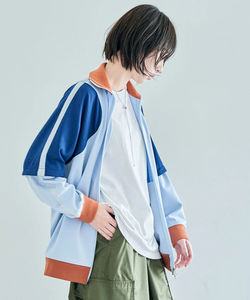 マルチウェイシルバーライントラックジャケット【ユニセックス】