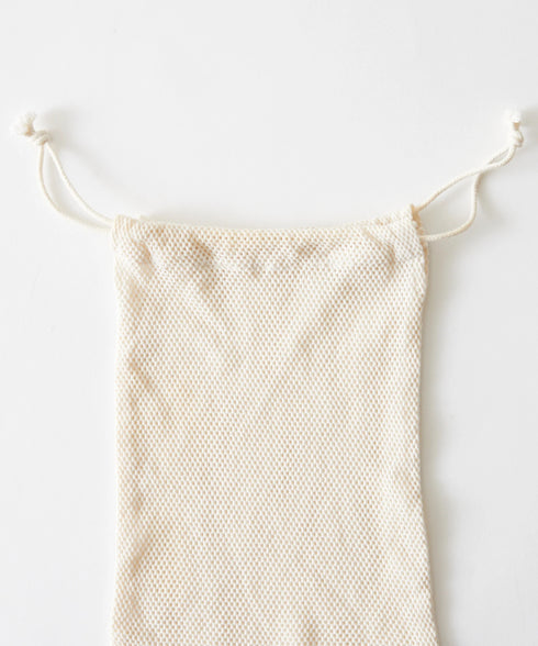 オーガニックコットンレディースフットカバー 洗濯ネットセット