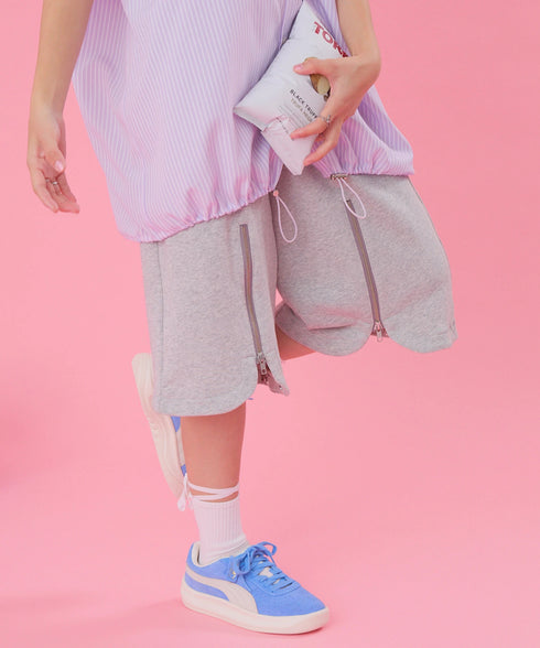 マルチウェイジップラインスウェットパンツ