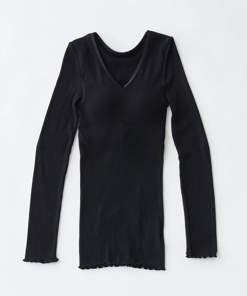 PALM22RIB VNECK BRA LSP/O