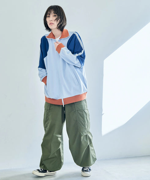 マルチウェイシルバーライントラックジャケット【ユニセックス】