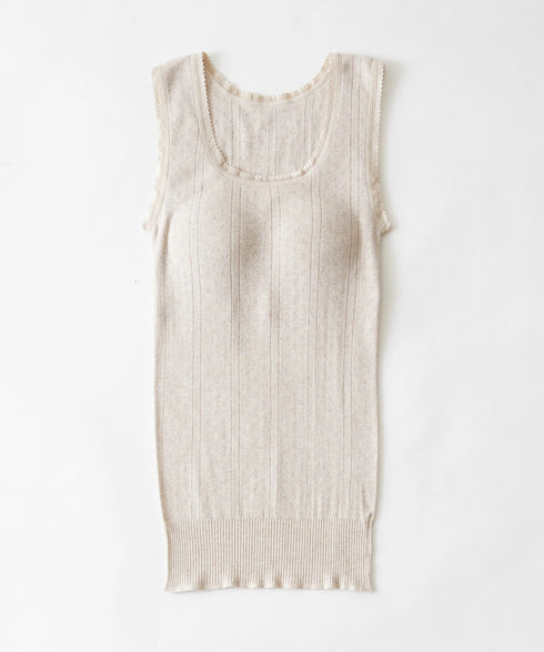 PALM CUP ORGANIC COTTON SLEEVELESS